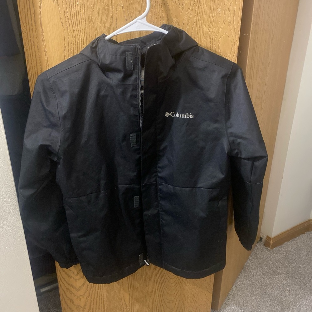 Columbia Kids Black Raincoat